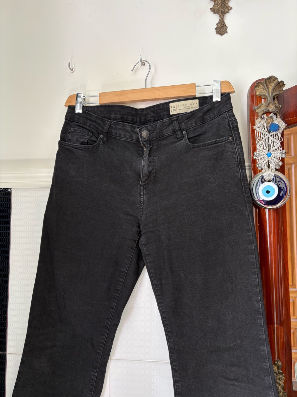 Bootcut jeans midrise Esprit 