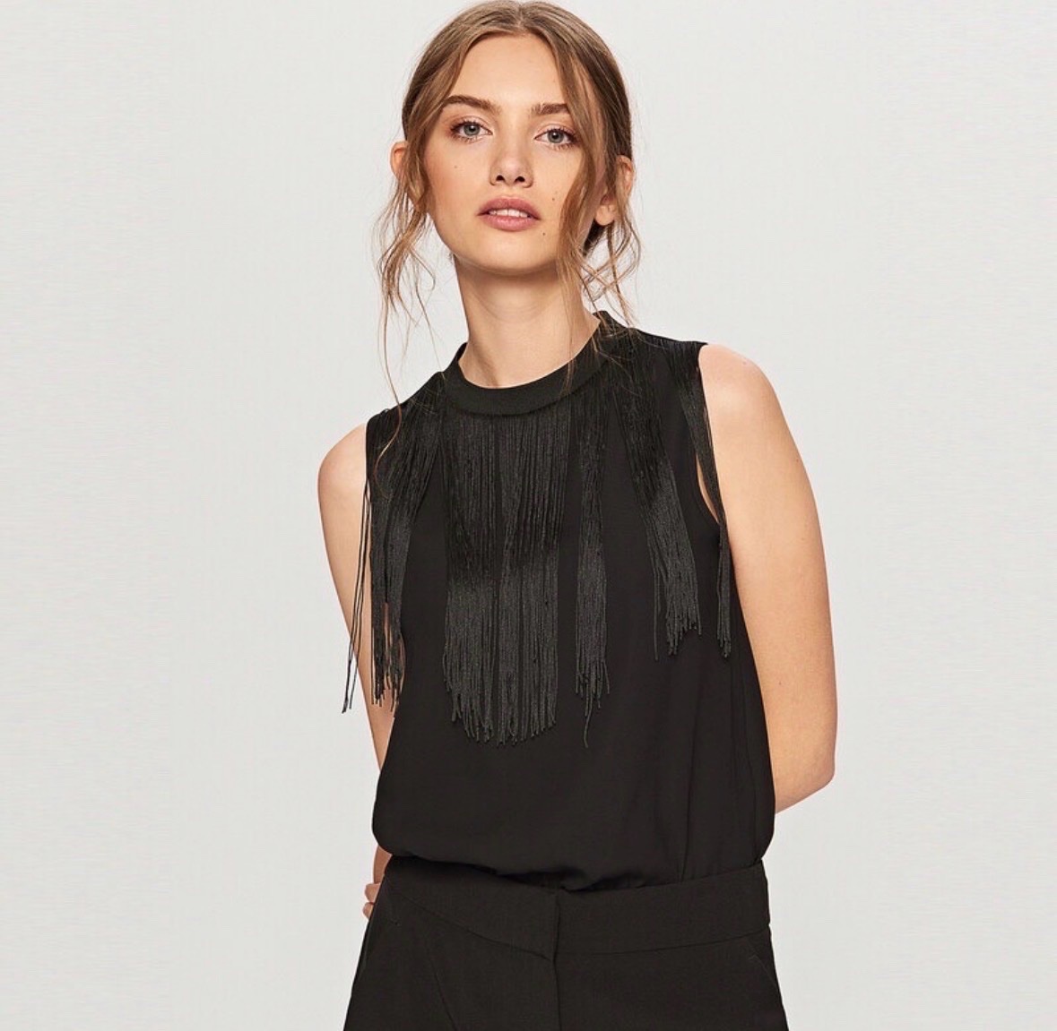 Fringe tank top