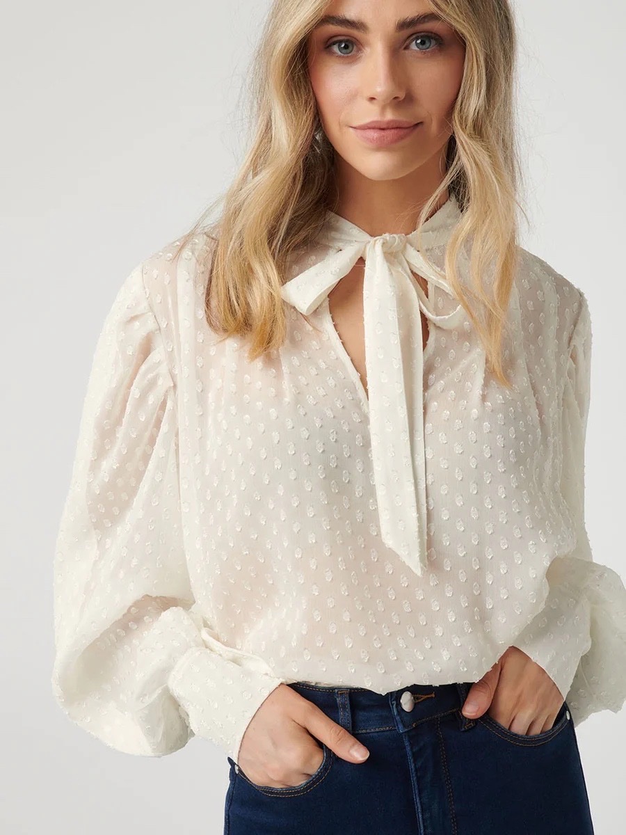 Chemise Mango polka dots 