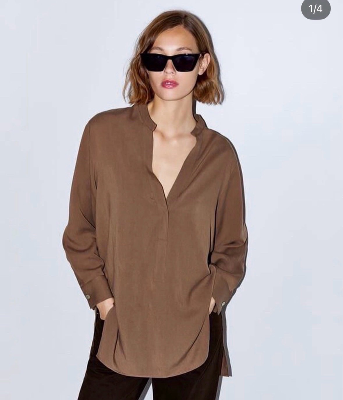 Chemise zara effet kamraya