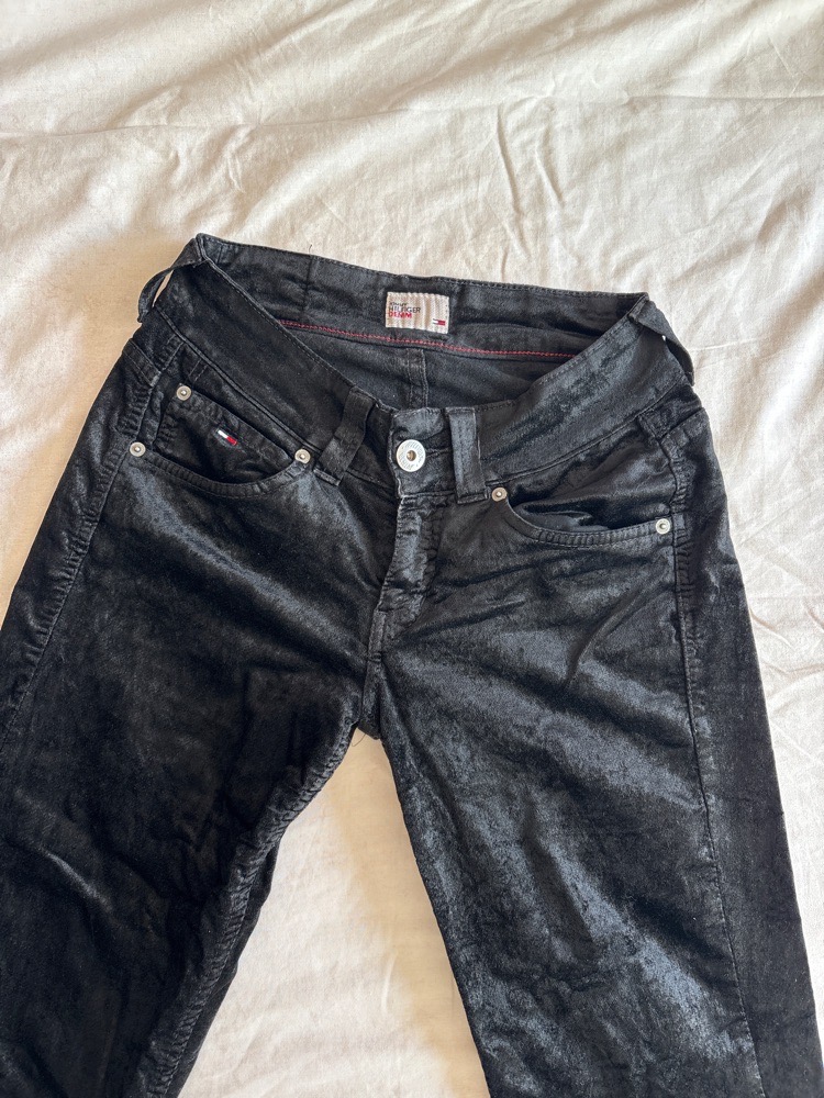 Pantalon flare Tommy Hilfiger velour