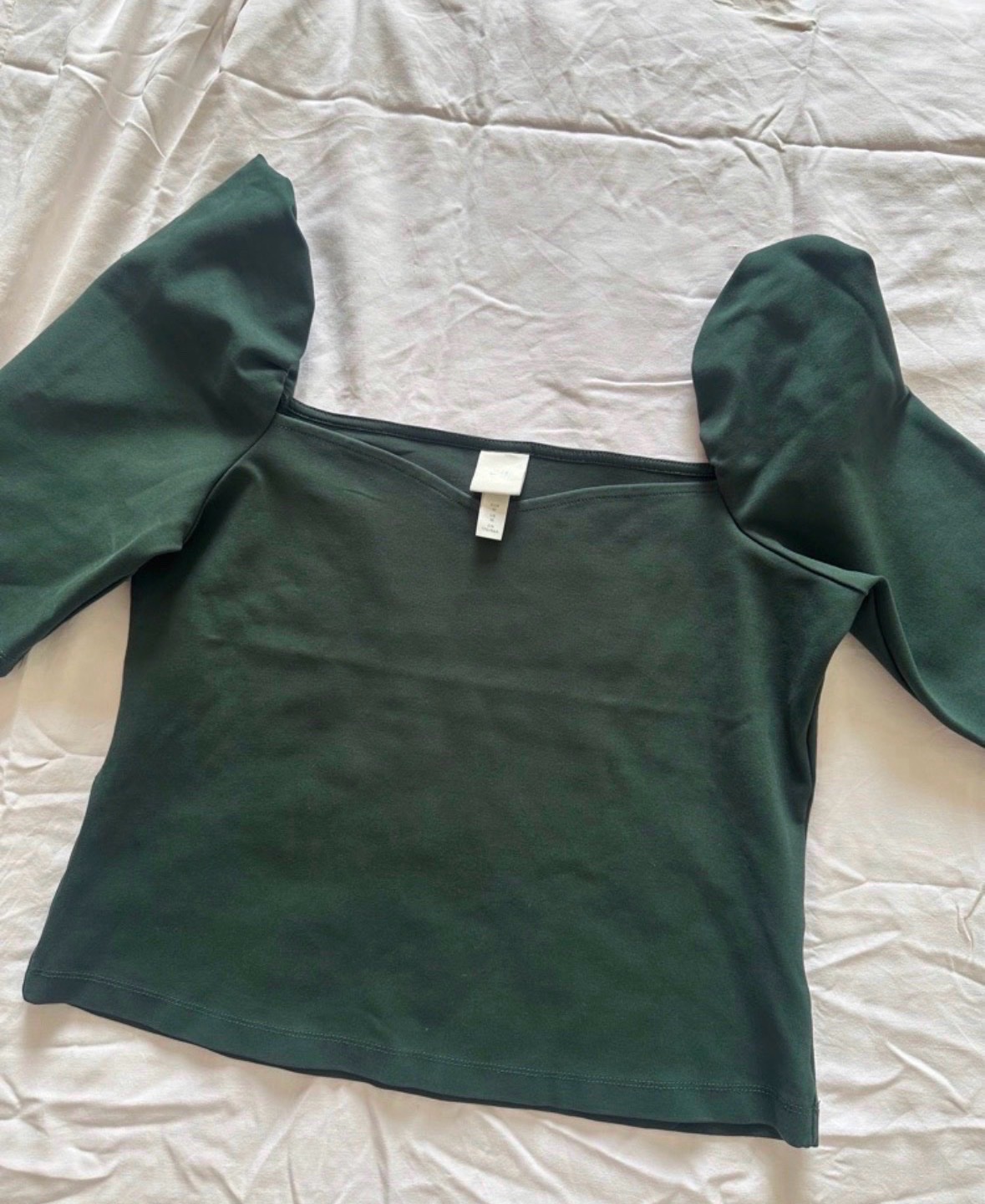 Blouse manches bouffantes H&M