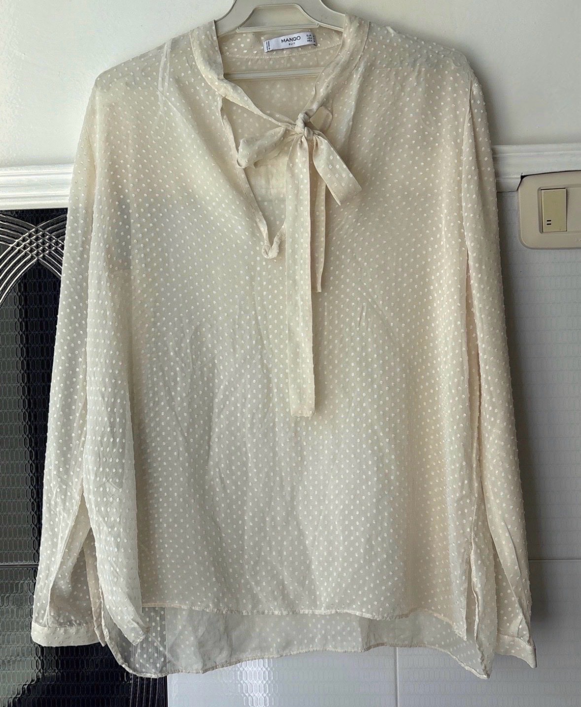Chemise Mango polka dots