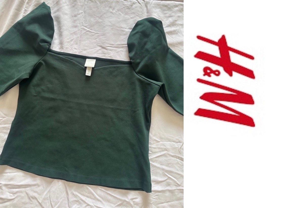 H&M manches bouffantes