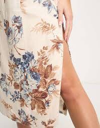 Jupe longue vintage avec fentes