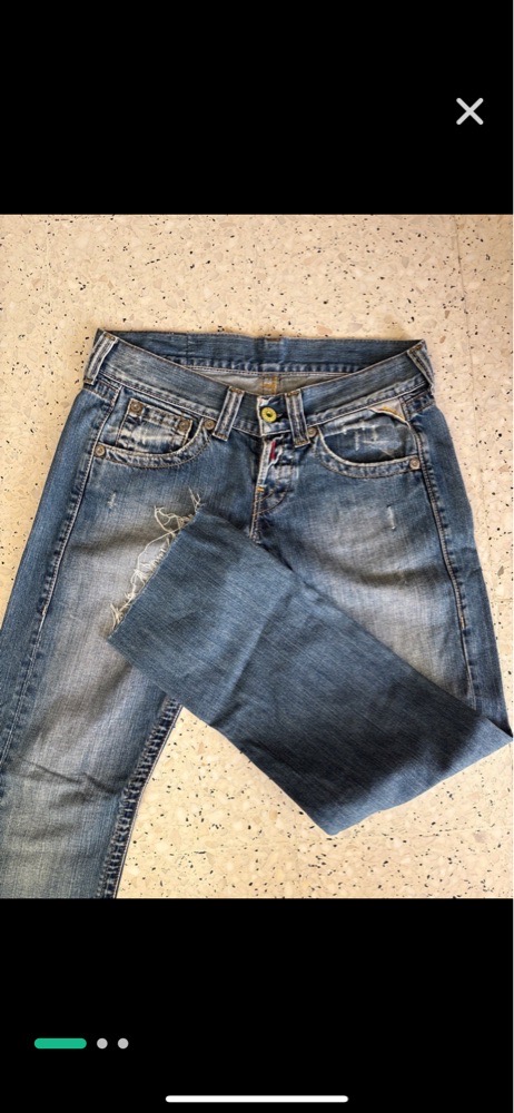 Jean straight taille basse replay