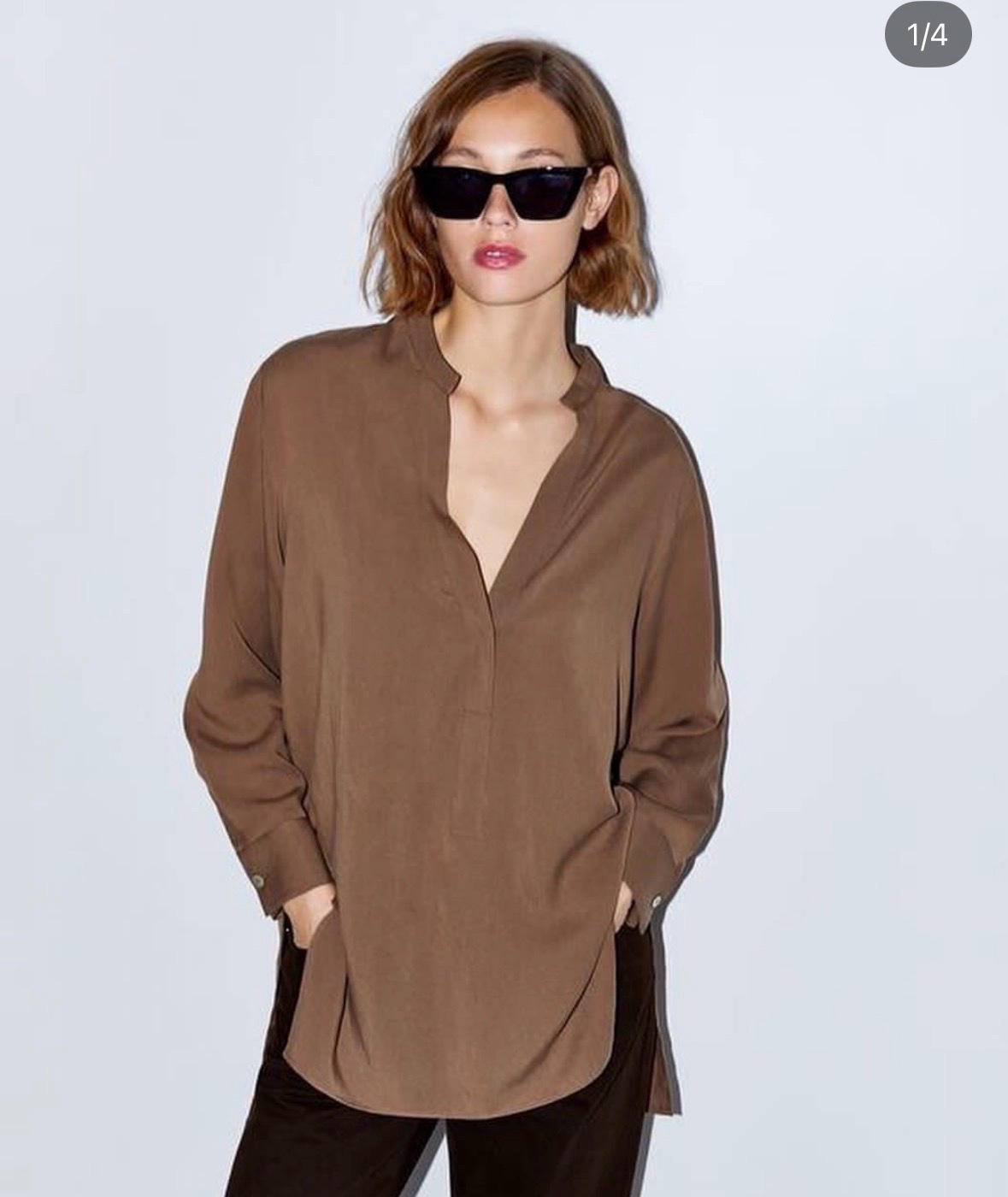Chemise Zara effet kamraya