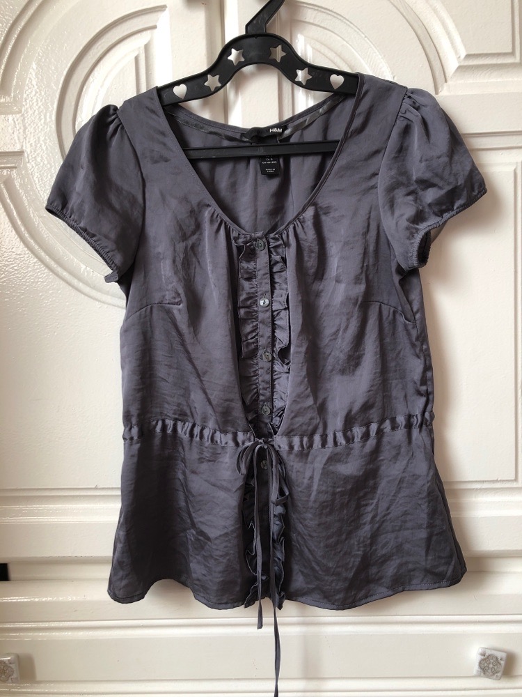 Chemise h&m satinée 