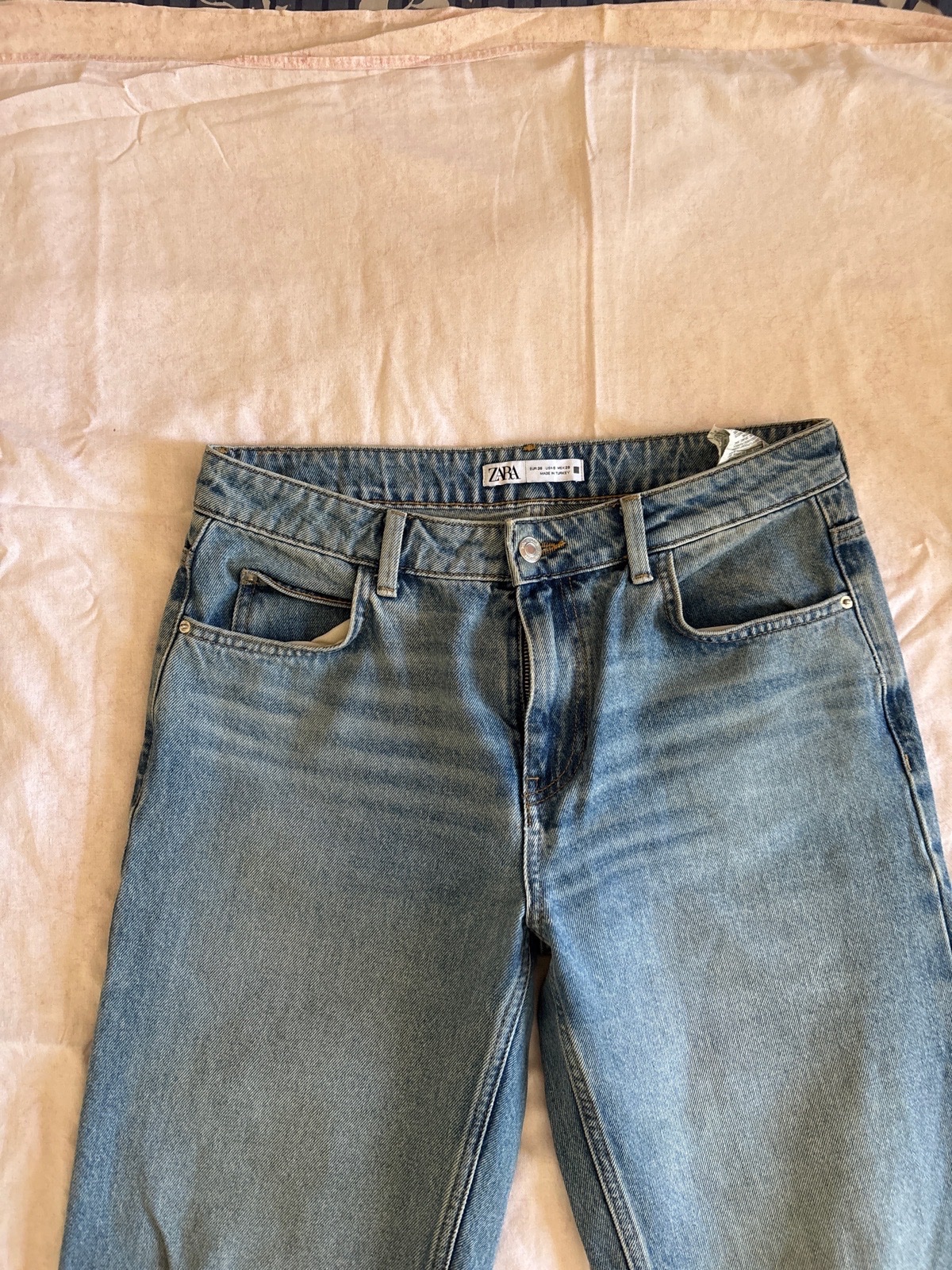 Zara straight jeans
