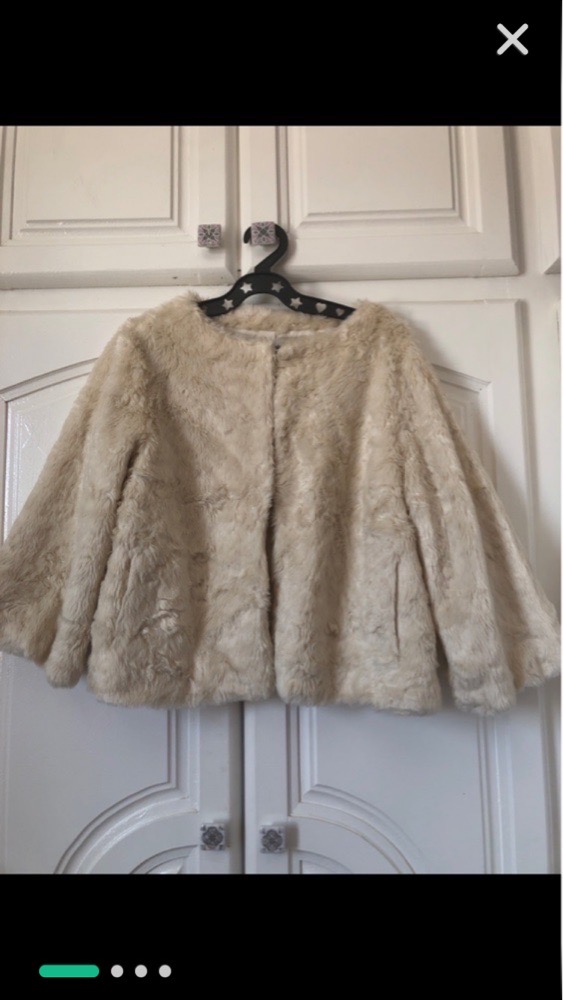 Veste soiree faux fourrure OVS