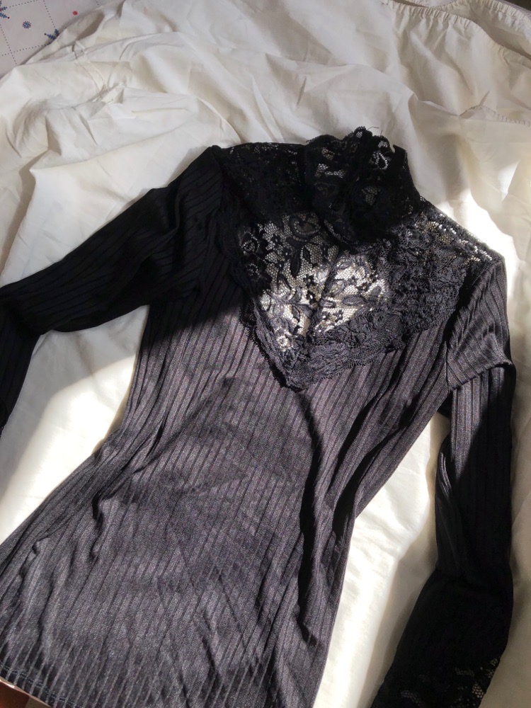 Top dentelle open back