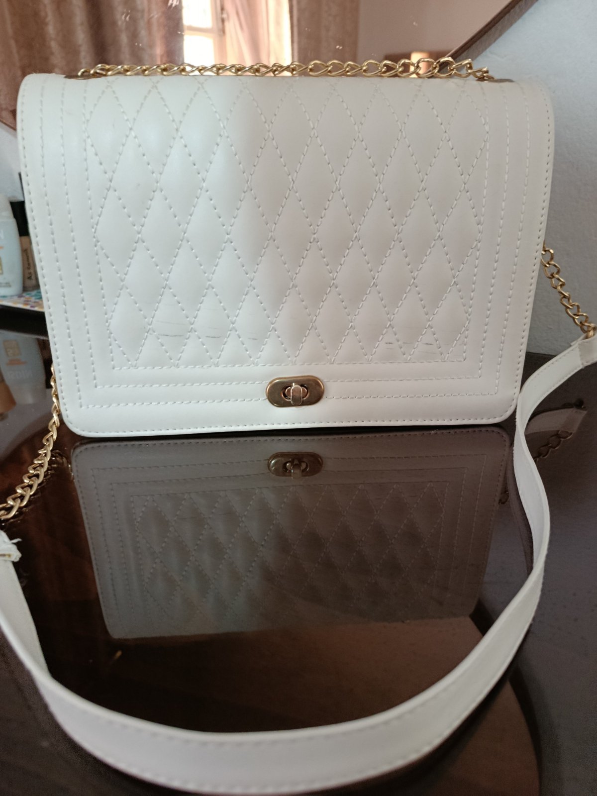 Sac à bandoulière blanc 