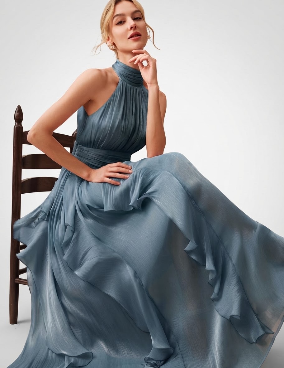 Blue dress