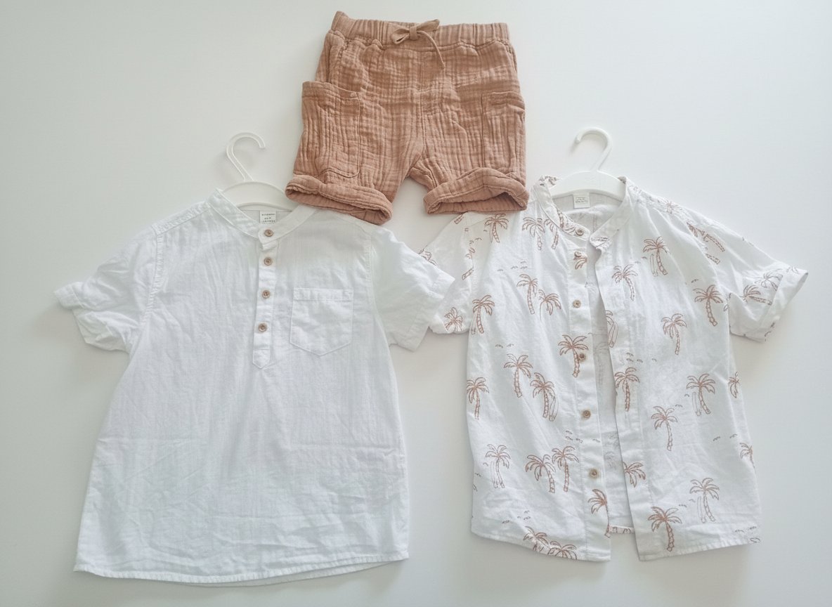 Tenu: chemise et short LCW 4-5ans 100% coton
