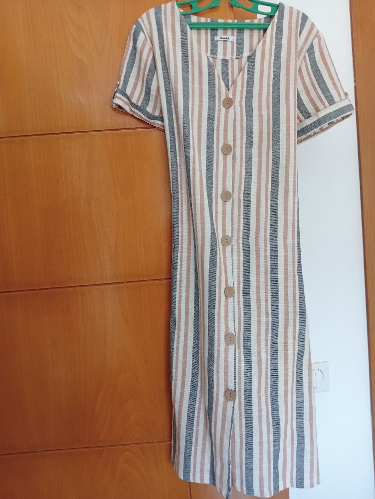 Robe à Rayures avec ceinture 
