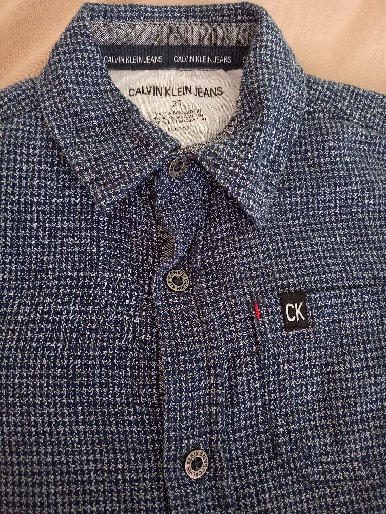 Chemise bleue Calvin Klein 