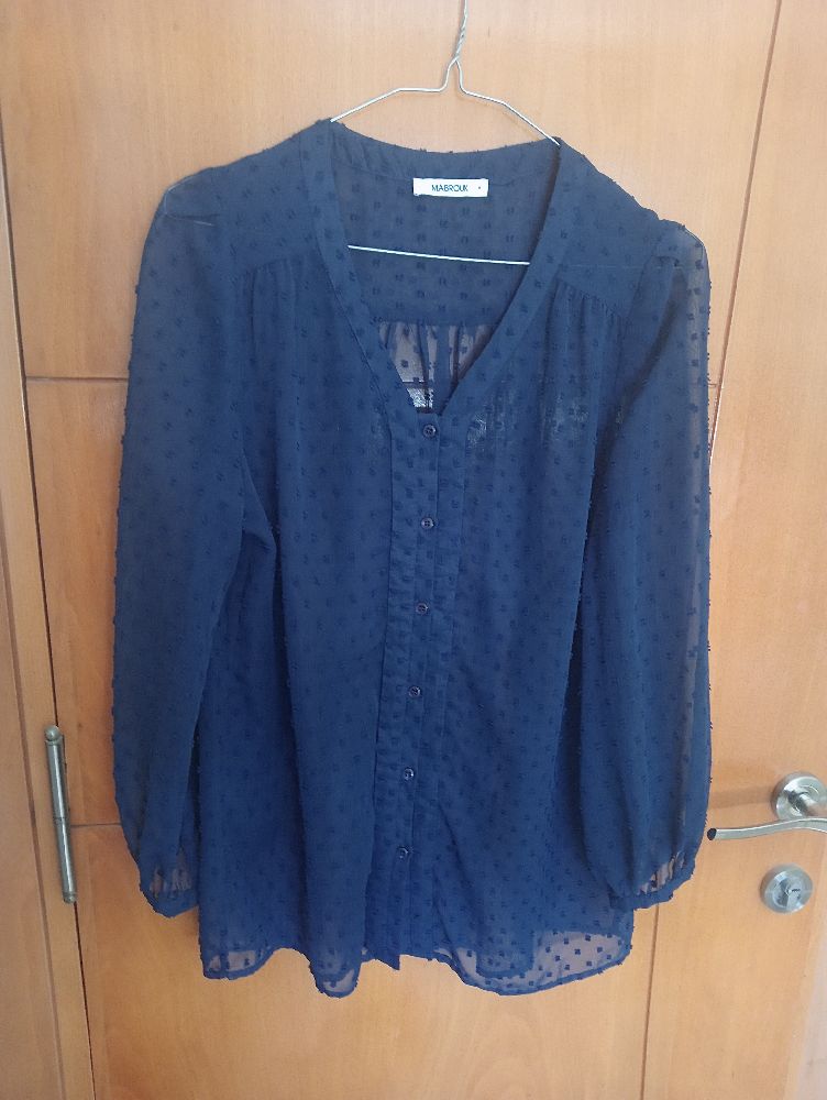 Blouse bleue 