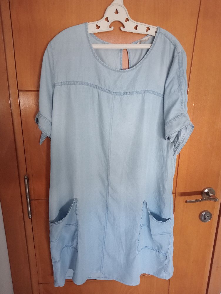 Robe bleu en jean