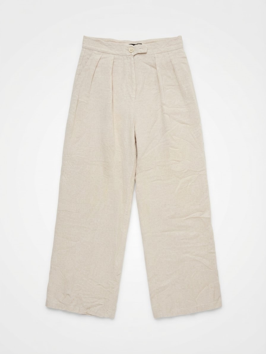 Pantalon large lain