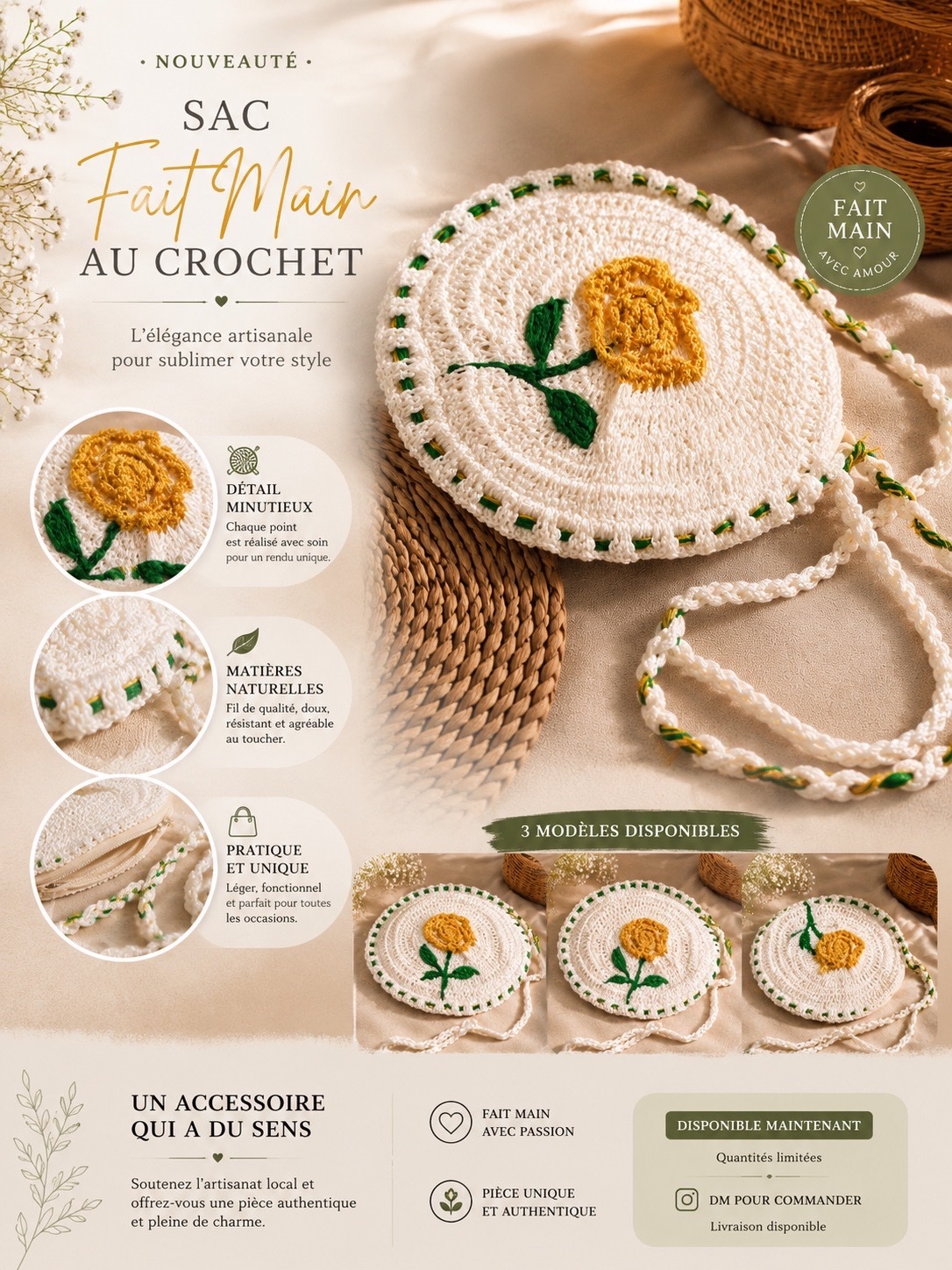 Sac Crochet fait a main❤️🥰