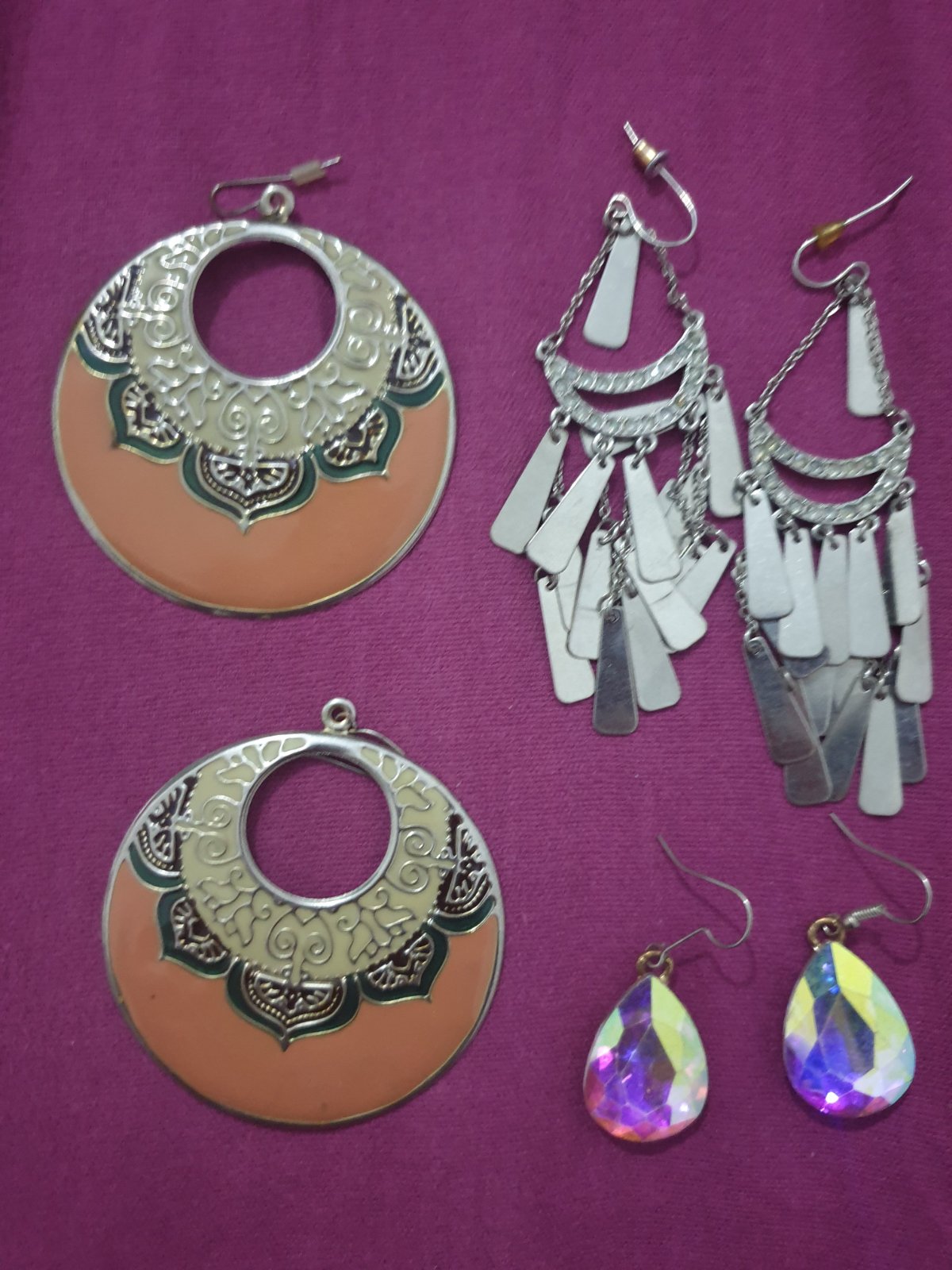 Lot de boucles d oreille