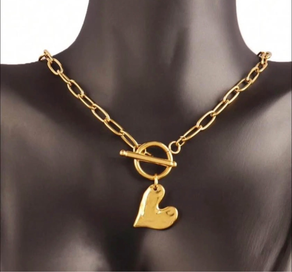 Collier inoxyable coeur✨