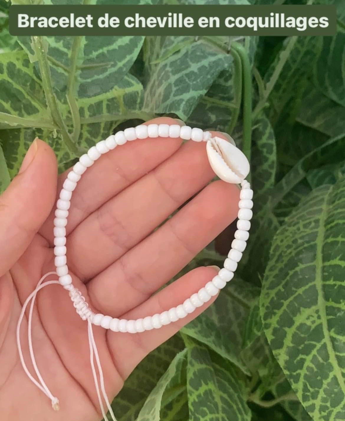 Bracelet cheville ✨🐚