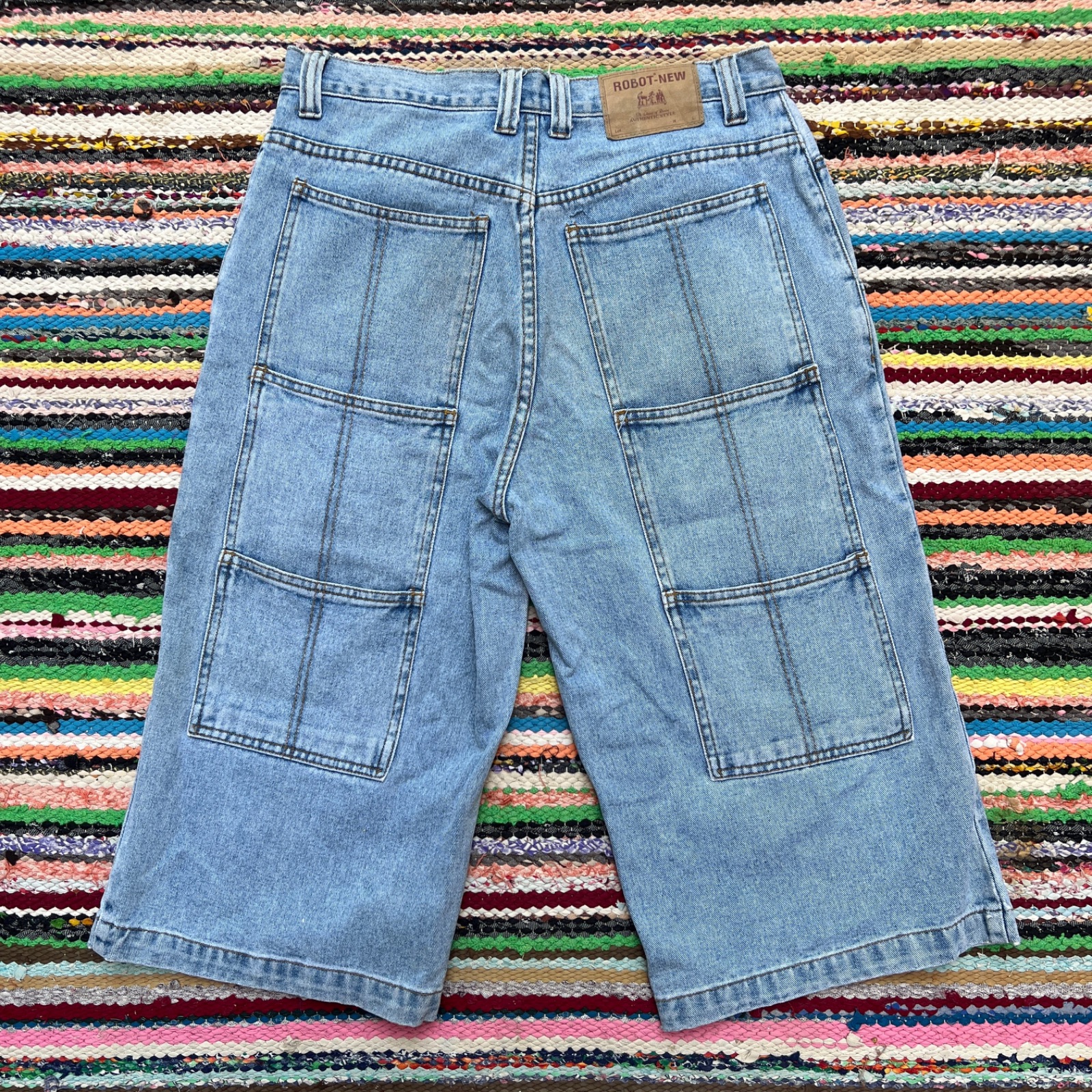 Bermuda Jeans Vintage Robot unisex 