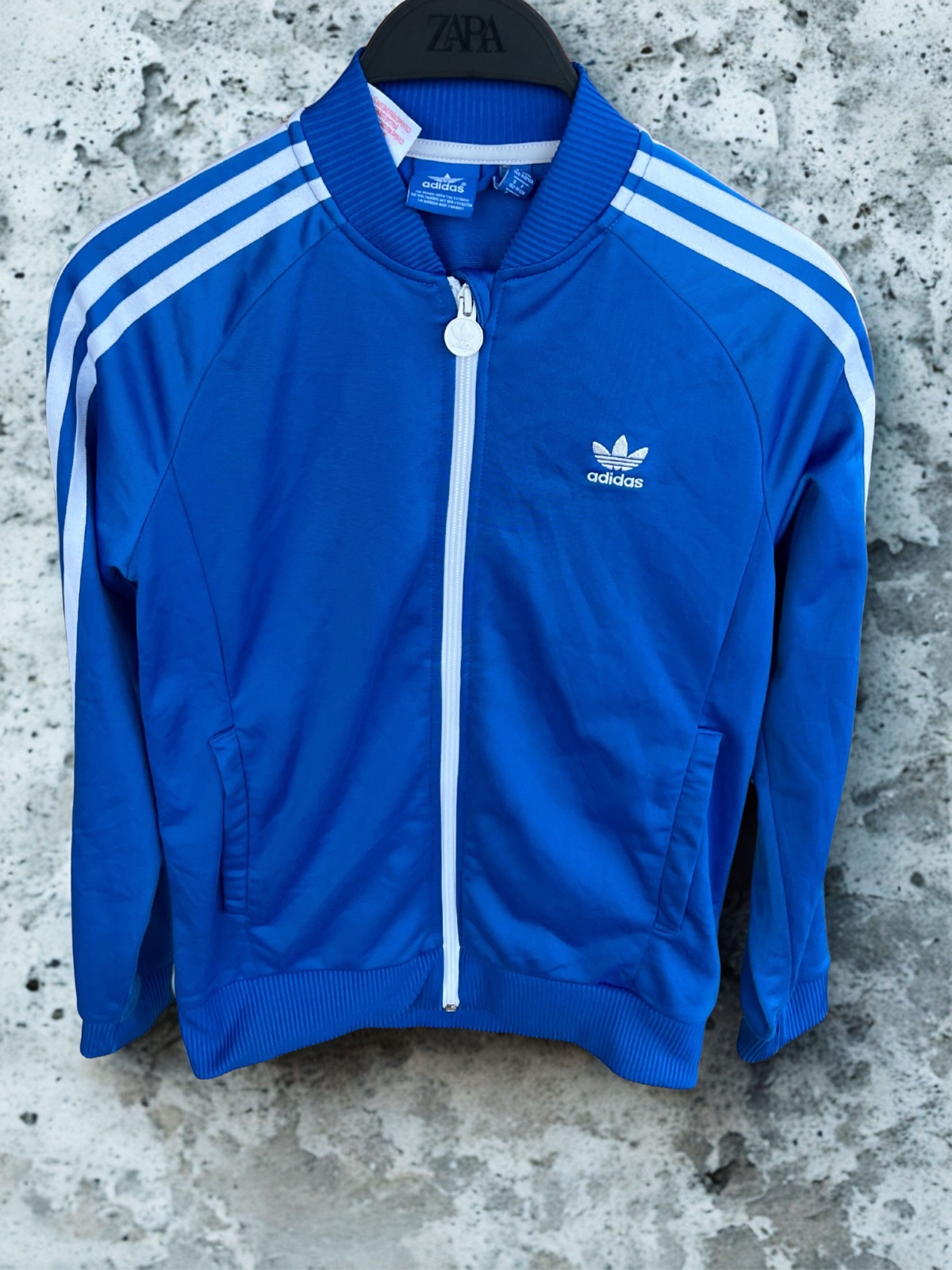 Veste Adidas blue 11/12 ans (152cm) - originale sport / garçon