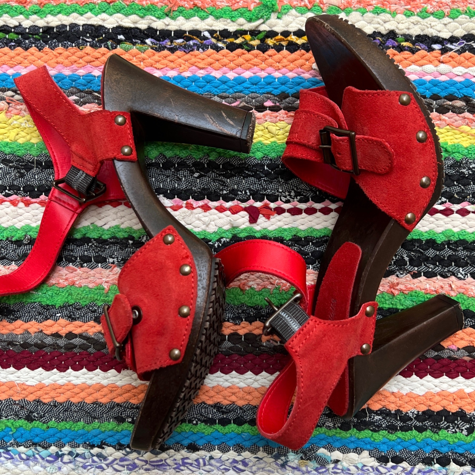 Joe Browns Red Heeled Sandales 
