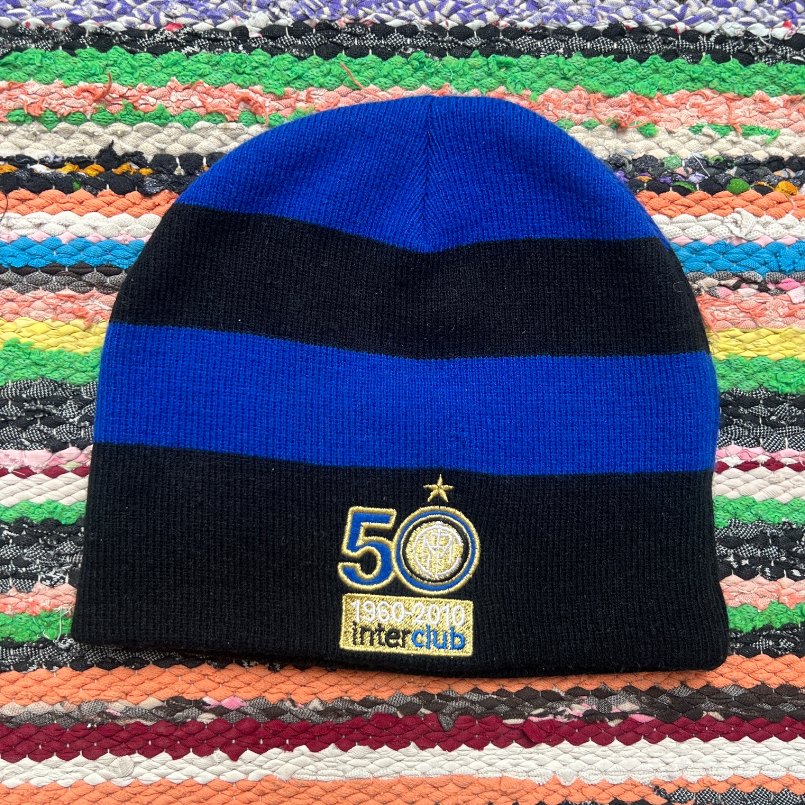 Bonnet Inter Milan Limited Edition - 50 ans Inter club , Symbole des vrais Nerazzurri 