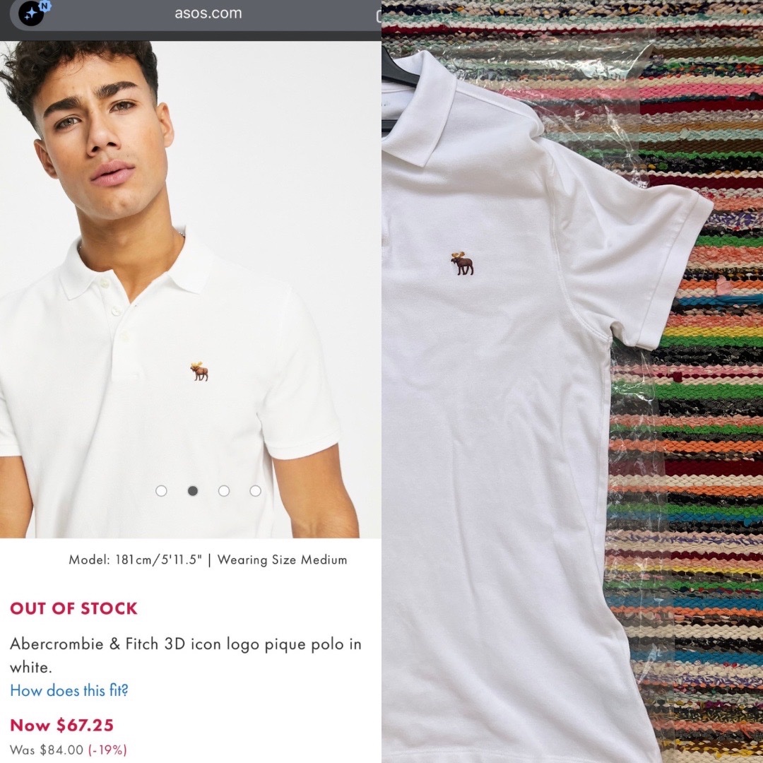 A&F polo original 