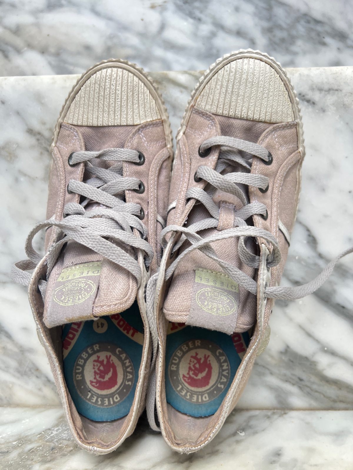 Diesel Yuk&Net Vintage - Baskets / Sneakers Unisexe ❤️🔥 couleur Greige 