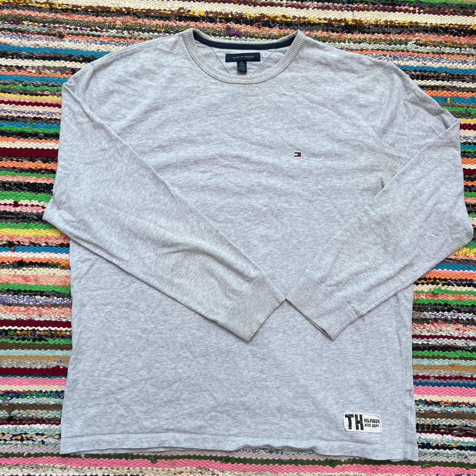 Pull Tommy Hilfiger leger coton  