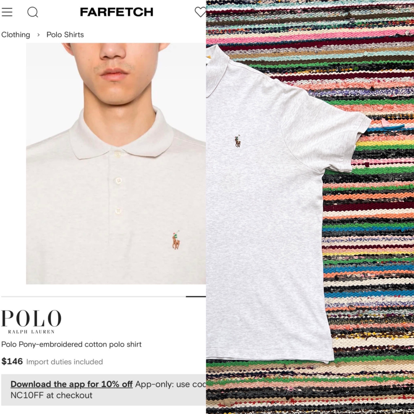 Shirt Polo Ralph Lauren Classic Fit Mesh 