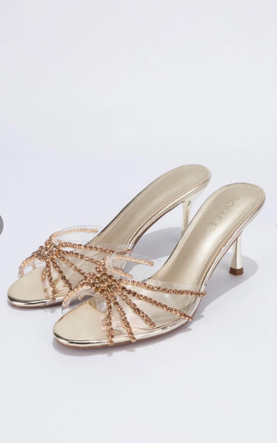 Sabots ornées au strass