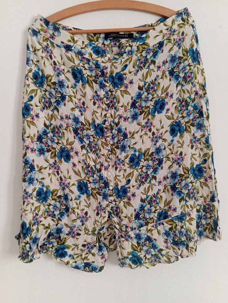 Jupe fleurie-ZARA
