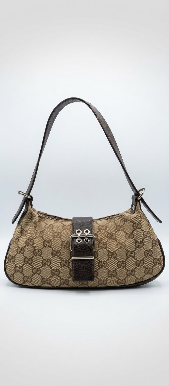 Sac baguette monogrammé