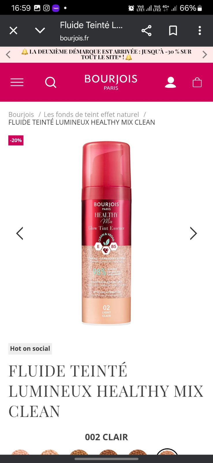 Bourgois helthy glow teint 