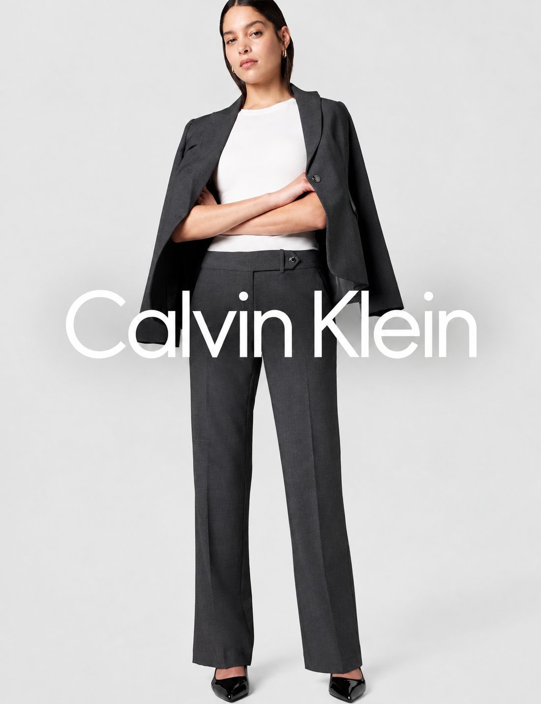 Pontalon Calvin Klein gris foncé 