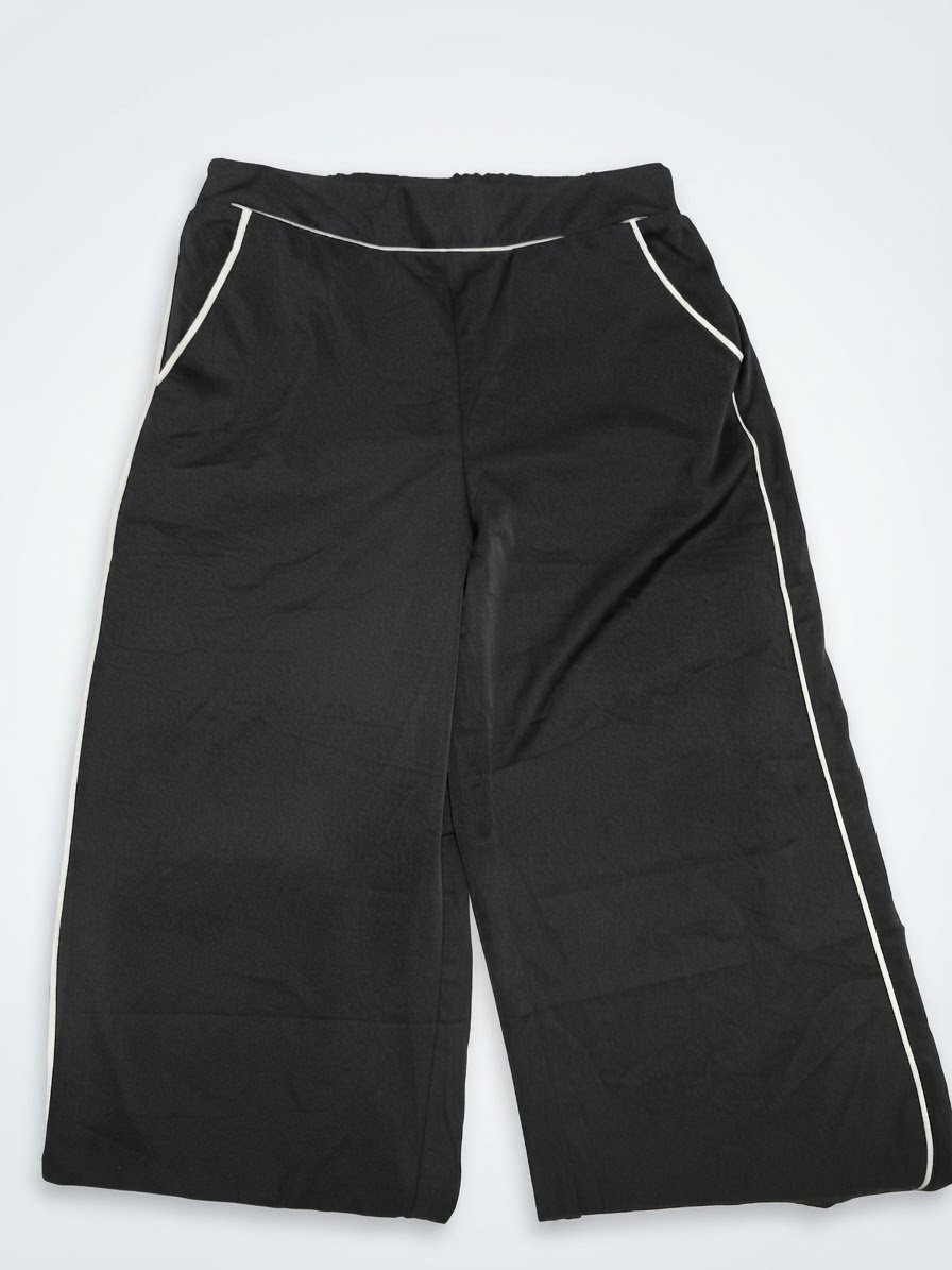 Pontalon noir wide leg