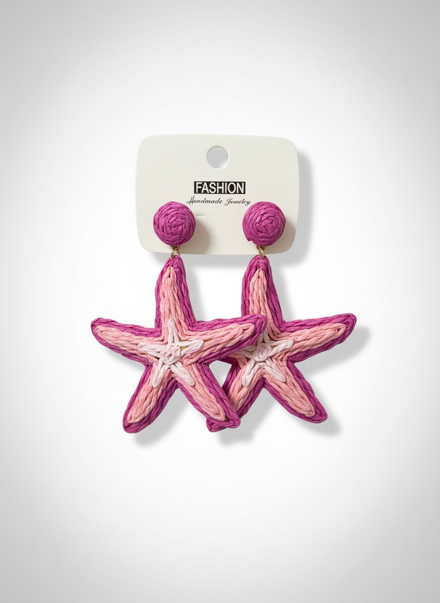 Bracelet étoile en acier inoxydable rose dégradé