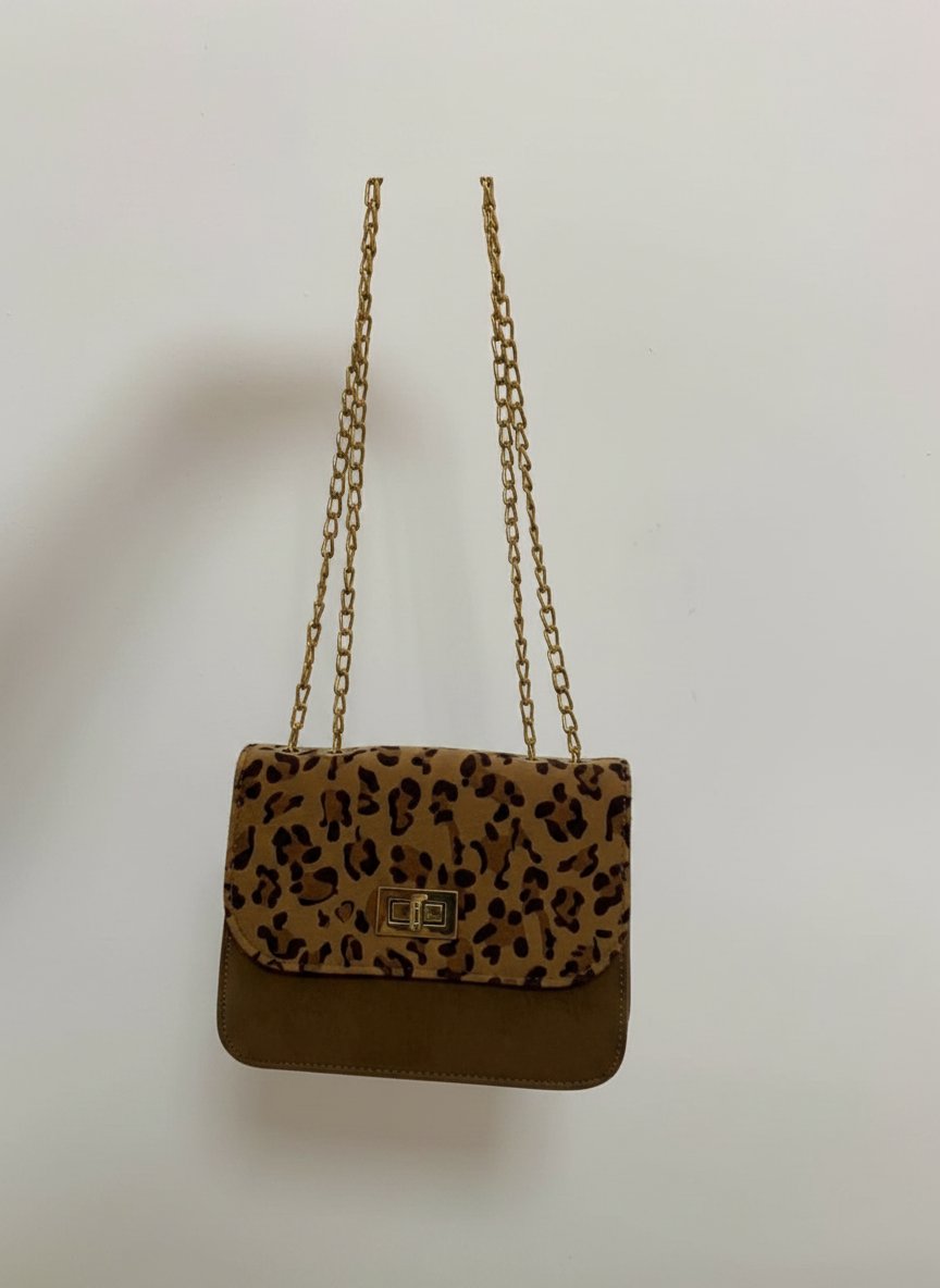 Sac marron tigre
