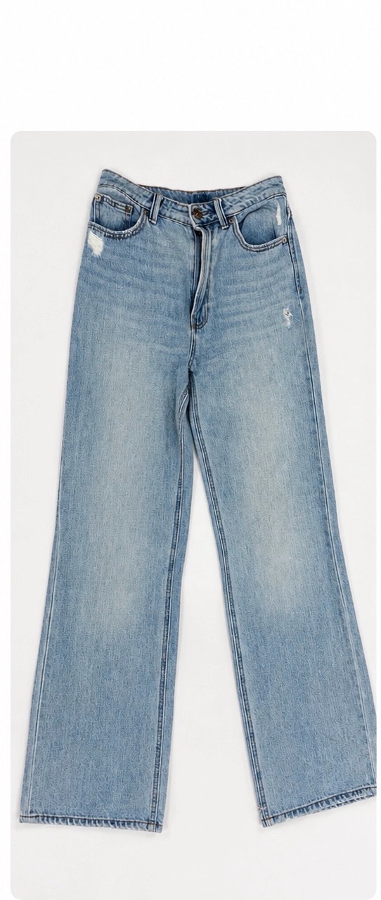 Pantalon djean taille haute