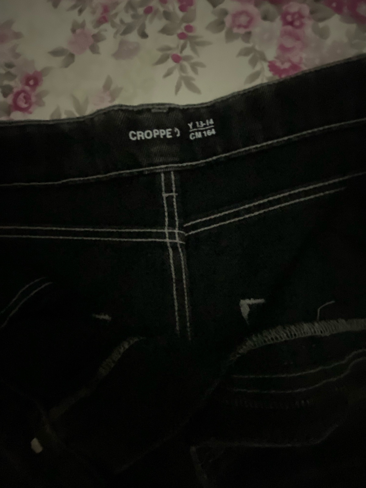 Pantalon jeans et 2 pulls size 14 ans