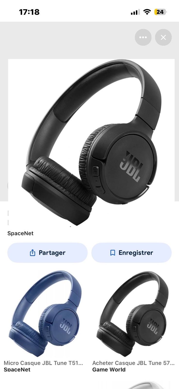 Casque noir 