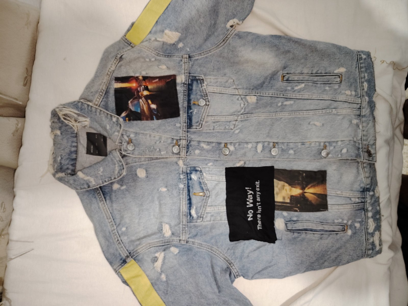 Veste djean zara m over Size l