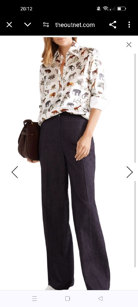 VICTORIA BECKHAM chemise en soie authentique 