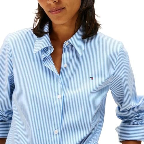 Tommy Hilfiger authentique chelise à rayures avec logo