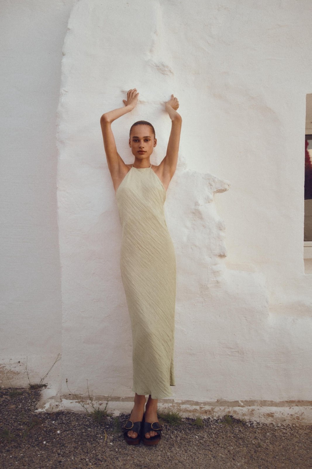 ZARA GREEN MAXI DRESS